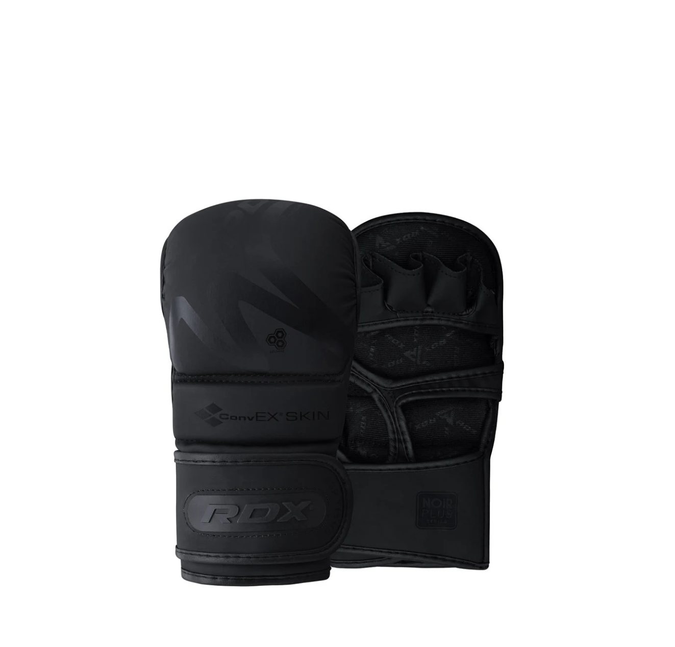 RDX T15 Noir Hybrid MMA Grappling Gloves With Best Knuckle Protection 7oz